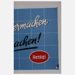 Emailleschild Henkel