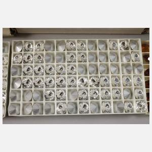 Großes Konvolut Swarovski-Steine