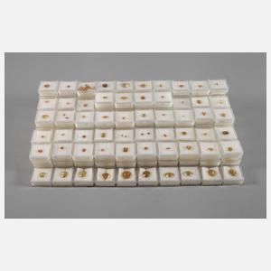 Umfangreiches Konvolut facettierte Citrine