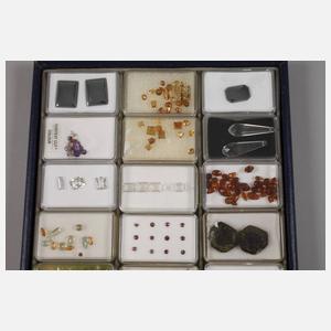 Konvolut facettierte Edelsteine