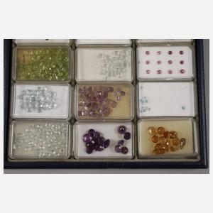 Konvolut facettierte Edelsteine