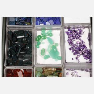 Konvolut geschliffene Edelsteine