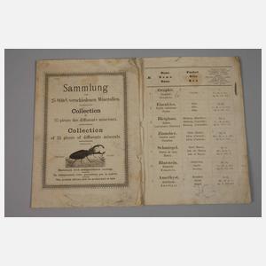 Historische Mineraliensammlung