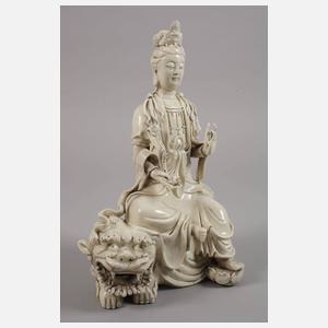 Zwei Figuren Blanc-de-Chine