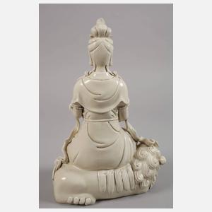 Zwei Figuren Blanc-de-Chine