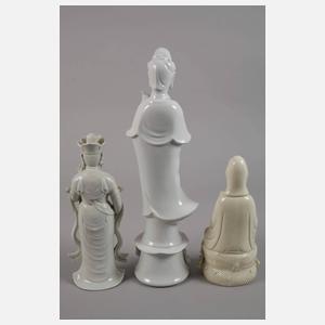 Drei Porzellanfiguren