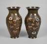 Paar Bronzevasen