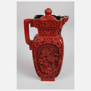 Drei Lackschnitzereien