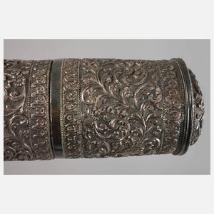 Dokumentenrolle Indien Silber