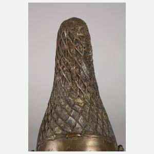 Bronzeskulptur Westafrika