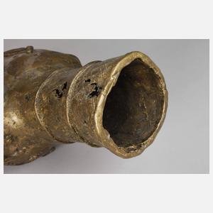 Bronzeskulptur Westafrika