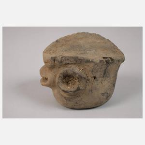 Konvolut drei Terrakottafiguren