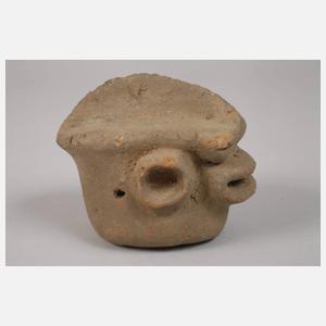 Konvolut drei Terrakottafiguren