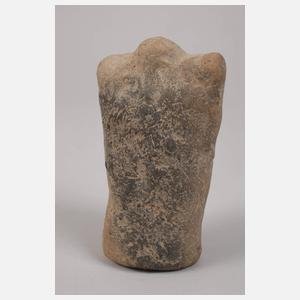 Konvolut drei Terrakottafiguren