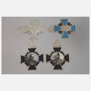 Patriotischer Christbaumschmuck Kaiserzeit