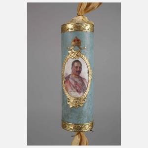 Paar patriotische Bonbonnieren Kaiserzeit