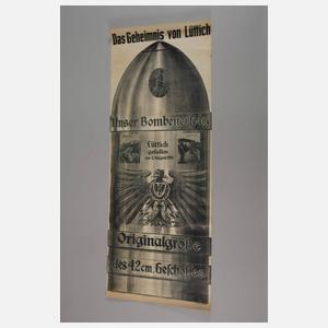 Patriotisches Plakat 1. Weltkrieg