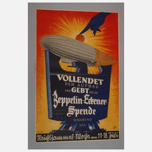 Plakat, Zeppelin Eckener-Spende