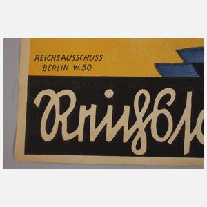 Plakat, Zeppelin Eckener-Spende