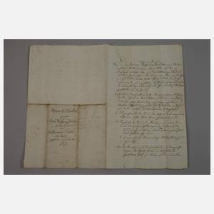 Entlassungsbrief der Königlichen Bayerischen Armee