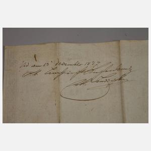 Entlassungsbrief der Königlichen Bayerischen Armee