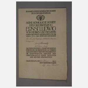 Großer Urkundennachlass 1. Weltkrieg