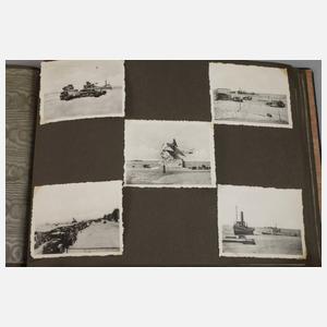 Drei Dienstzeitfotoalben 2. Weltkrieg