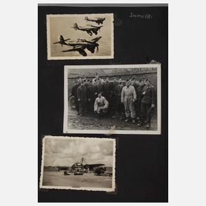 Drei Dienstzeitfotoalben 2. Weltkrieg