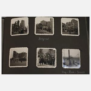 Drei Dienstzeitfotoalben 2. Weltkrieg