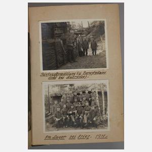 Dienstzeitfotoalbum 1. Weltkrieg