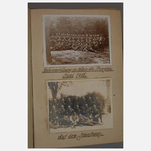 Dienstzeitfotoalbum 1. Weltkrieg