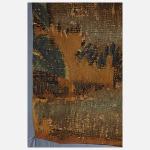 Gobelin-Fragment Flusslandschaft