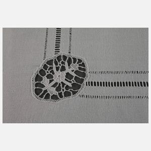 Tafelgarnitur Weißstickerei