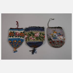 Konvolut Perltaschen