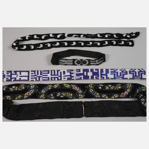 Konvolut Perlstickerei