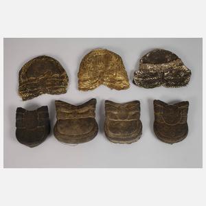 Sammlung Silber- und Goldhauben