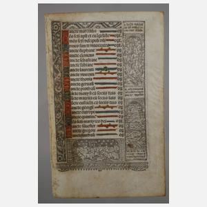 Seite aus „Horae Beatae Mariae Virginis“