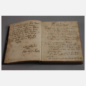 Drei Handschriften 17./18. Jh.