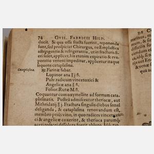 Zwei Erstausgaben Wilhelm Fabry 1606