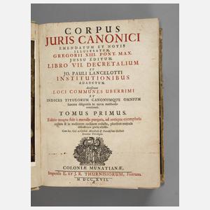 Corpus Juris Canonici 1717
