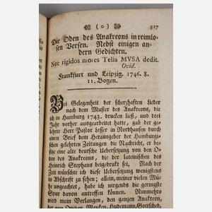 Der Liebhaber der schönen Wissenschaften