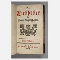 Der Liebhaber der schönen Wissenschaften111