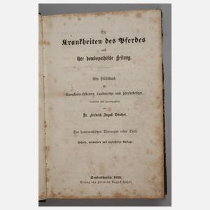 Sechs Bücher Tierheilkunde
