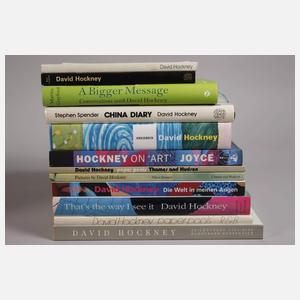 Große Sammlung Fachliteratur David Hockney