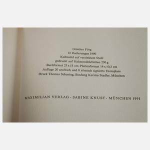 Günther Förg, 12 Radierungen 1990