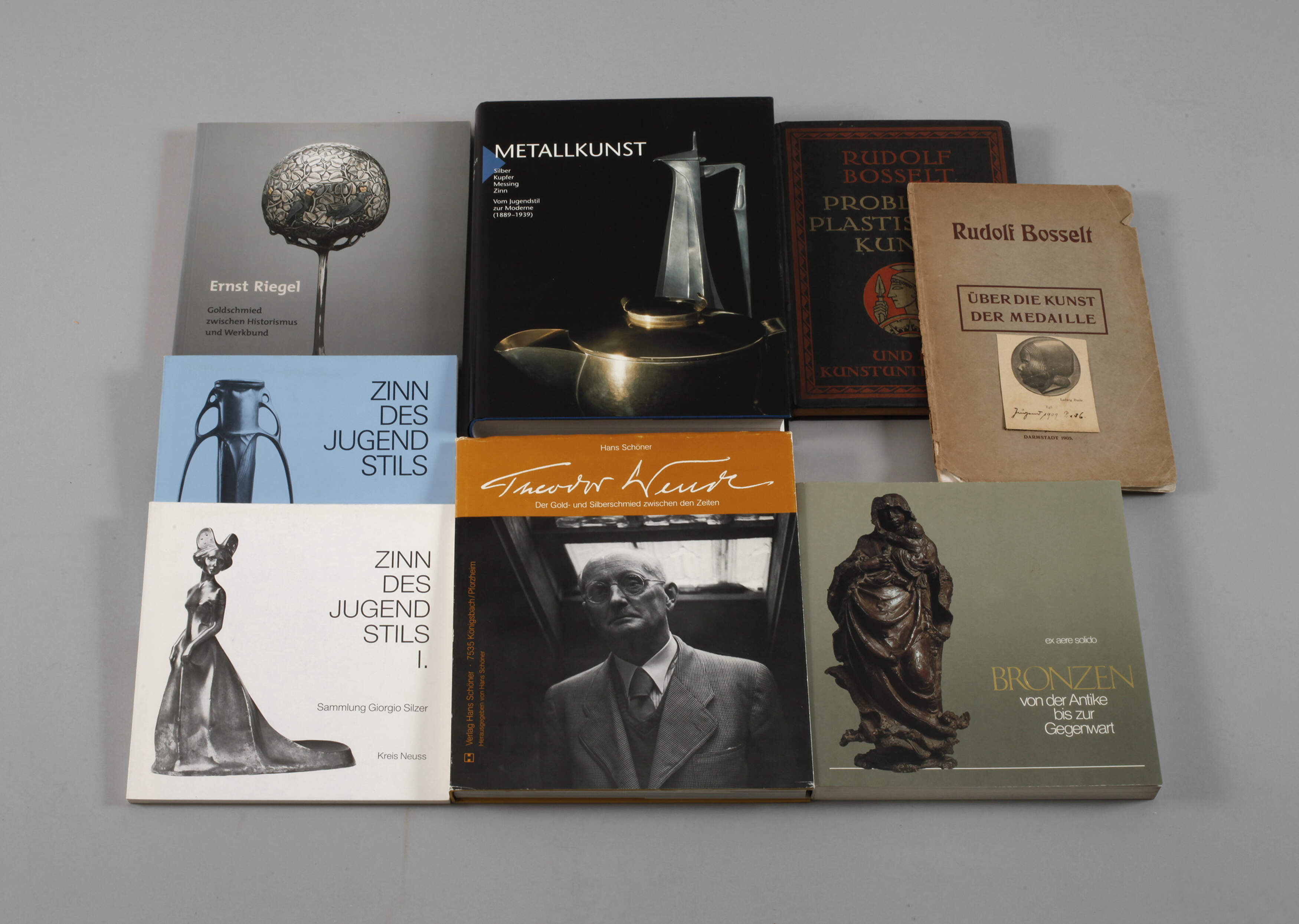 Konvolut Fachbücher Jugendstilmetall