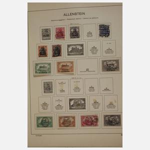 Briefmarkensammlung Besatzungszonen