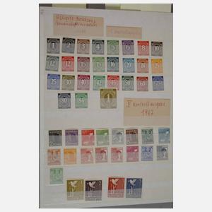 Briefmarkensammlung Besatzungszonen
