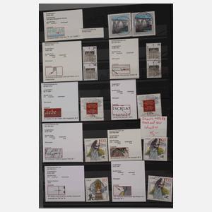 Briefmarkensammlung Spezialmarken BRD und Berlin