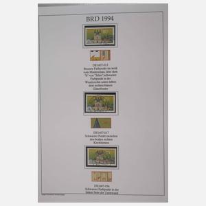 Briefmarkensammlung Spezialmarken BRD und Berlin